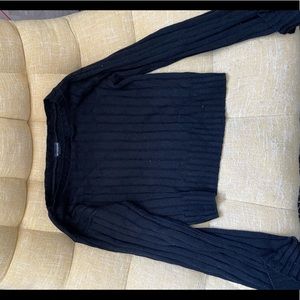 Off shoulder knit sweater